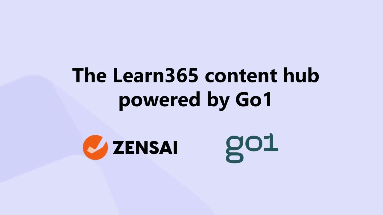Learn365 x Go1 content library