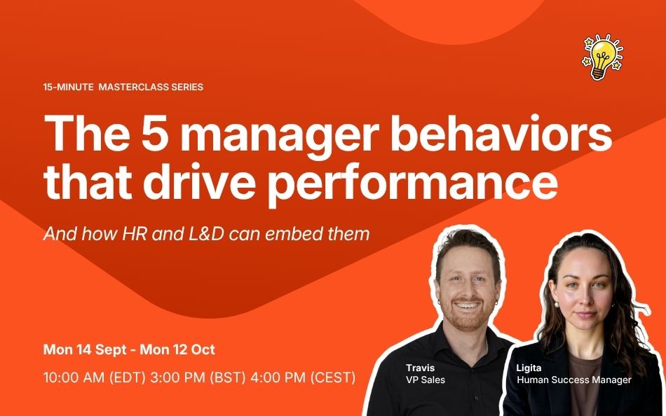Masterclass | The 5 manager behaviours that drive performance