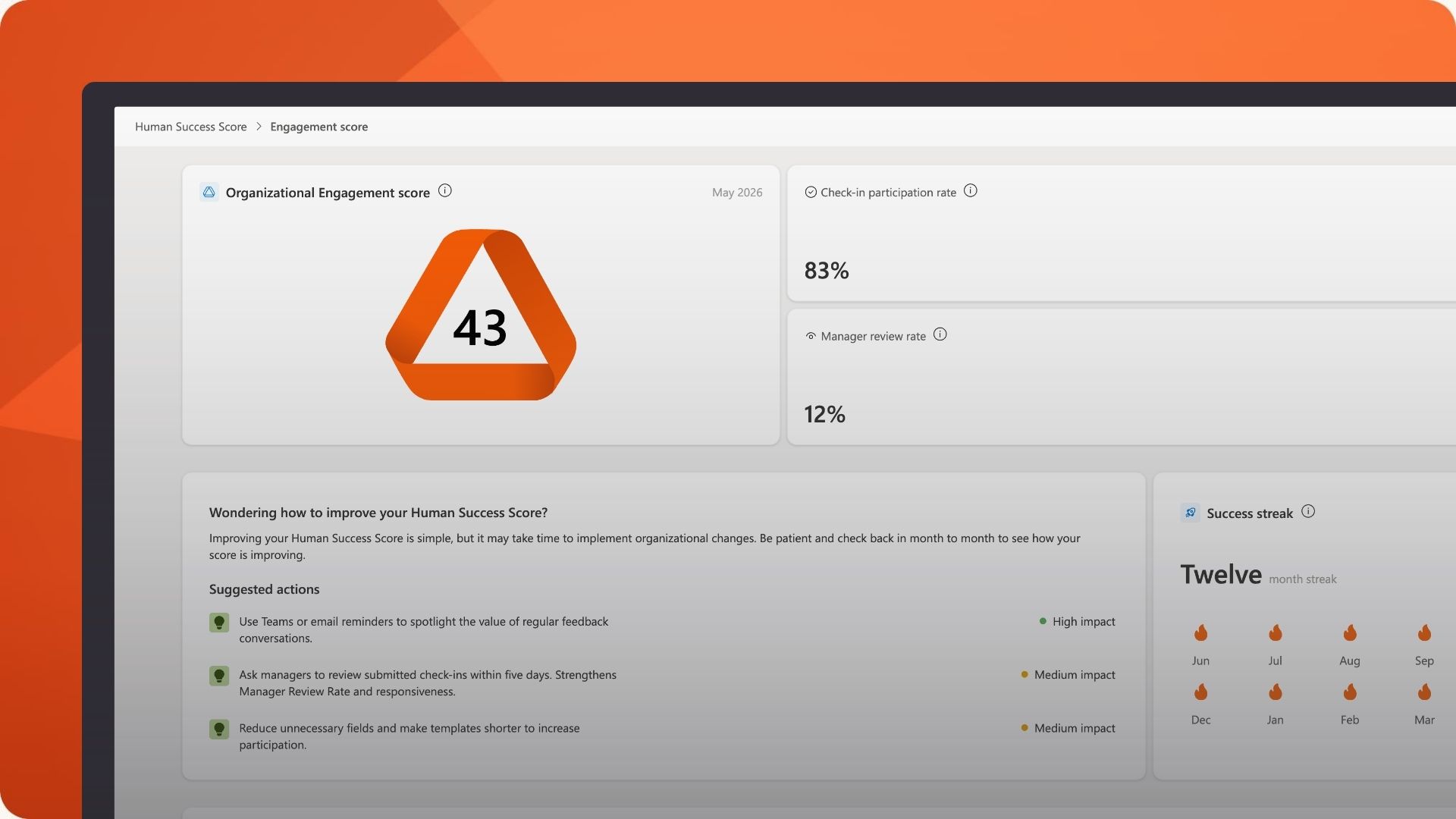 Talent analytics & reporting - Human Success Score
