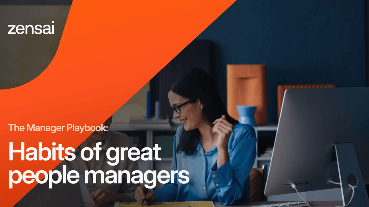 The Manager Playbook: Five habits for great people managers